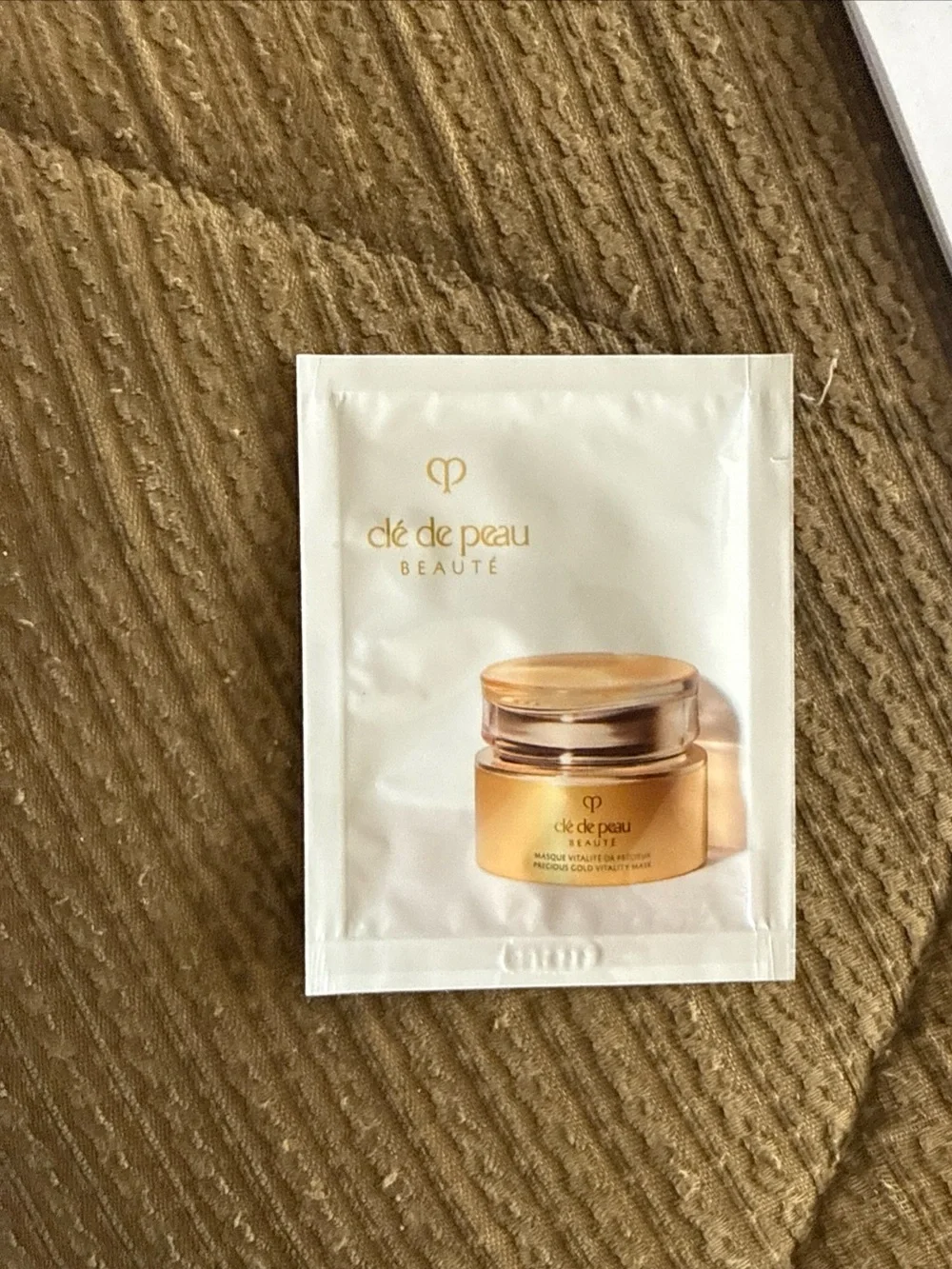 Cle de peau precious gold vitality mask x9